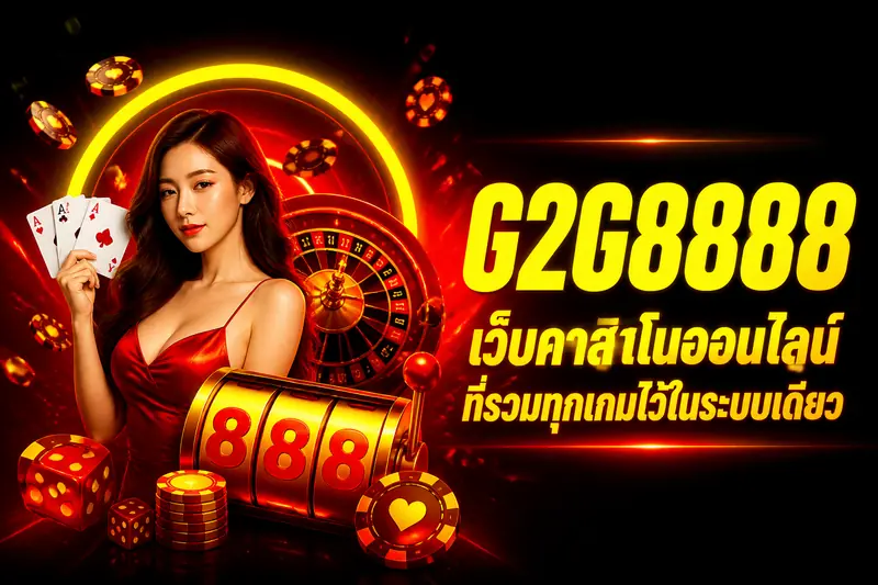 G2G8888 เว็บคาสิโนออนไลน์ที่รวมทุกเกมไว้ในระบบเดียว